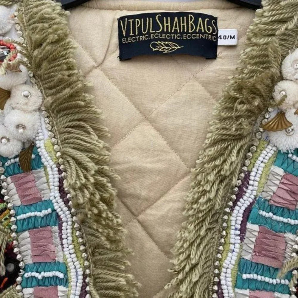 Vipul Shah Chic Bollywood Designer Banjara Vest - Picture 4 of 11